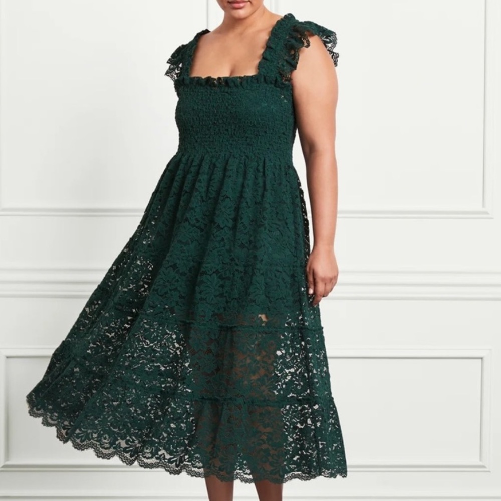 Hill House 2022 Collector’s Edition Botanical Garden Green Lace Ellie with Slip